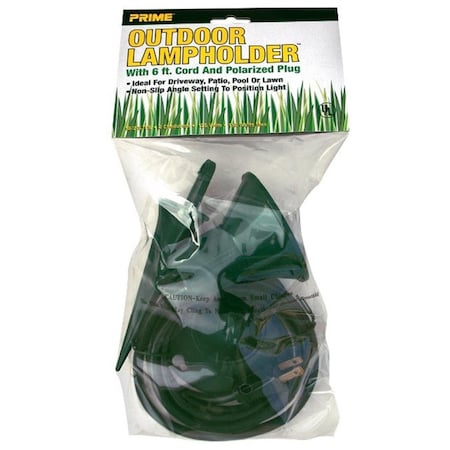 Prime Prime FLH10506 Green Floodlight Holder; 6 ft. FLH10506